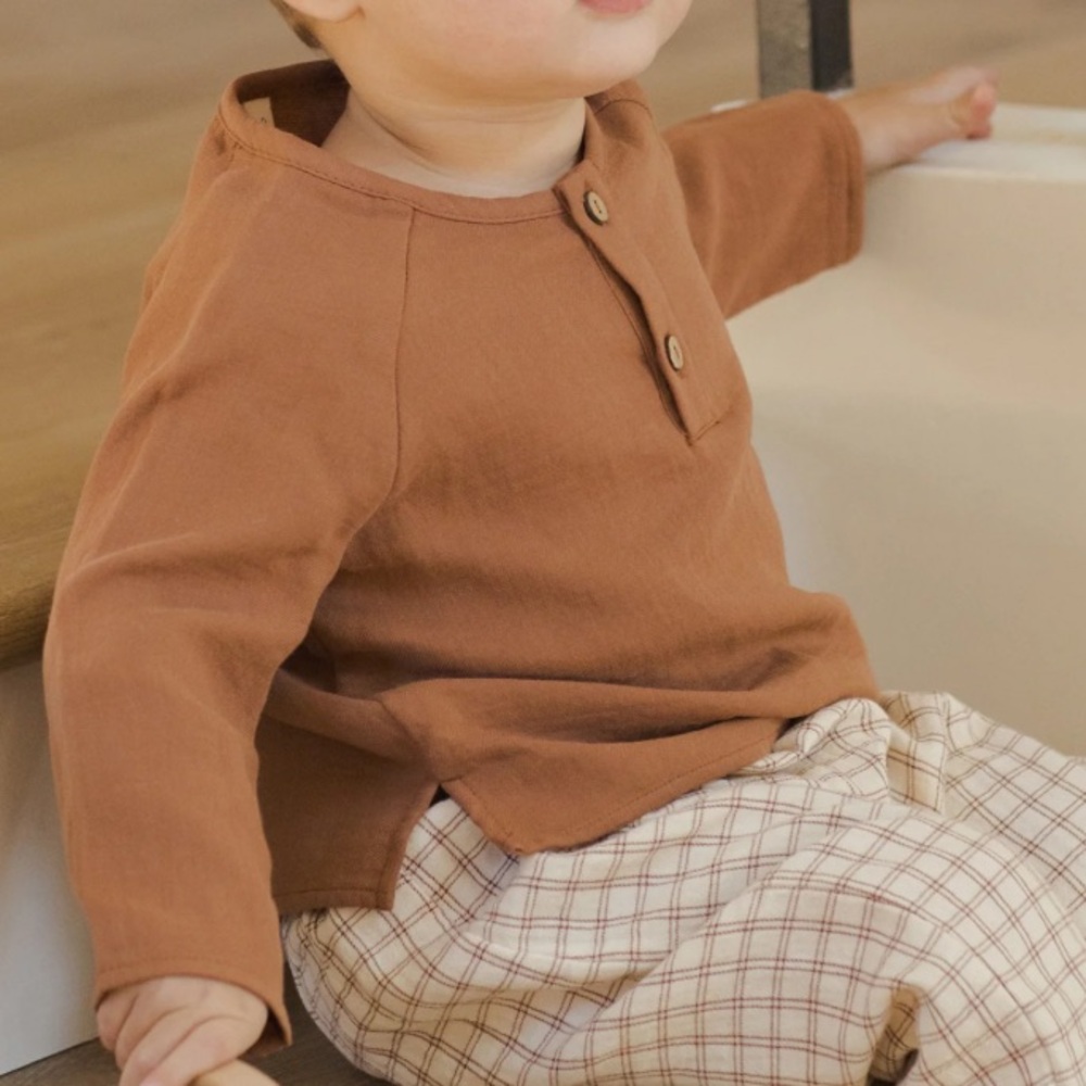 Quincy Mae Zion Shirt - Cedar